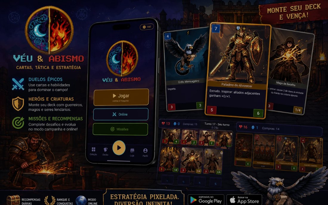 The Veil Abyss store listing on Google Play, with the game art